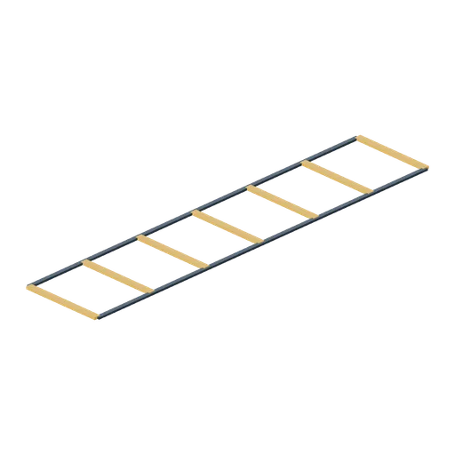 Six rung agility ladder (Football Soccer Club Grounds)