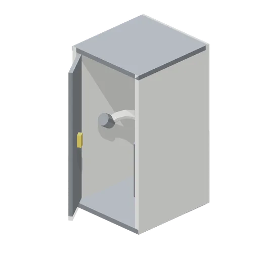 Waste and hygiene stall (Orbital Station and Docking Bays)