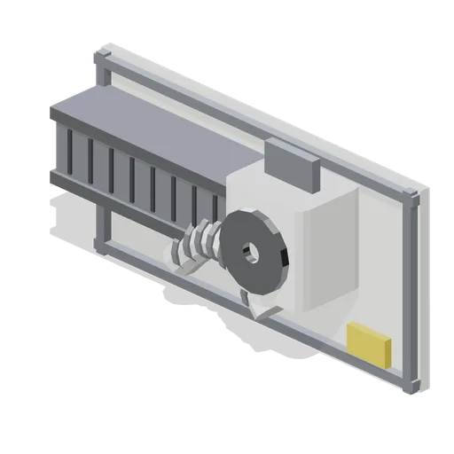 Cabin ventilation duct run (Orbital Station and Docking Bays)