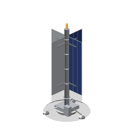 Vertical solar tower (Lunar Surface Colony and Rovers)