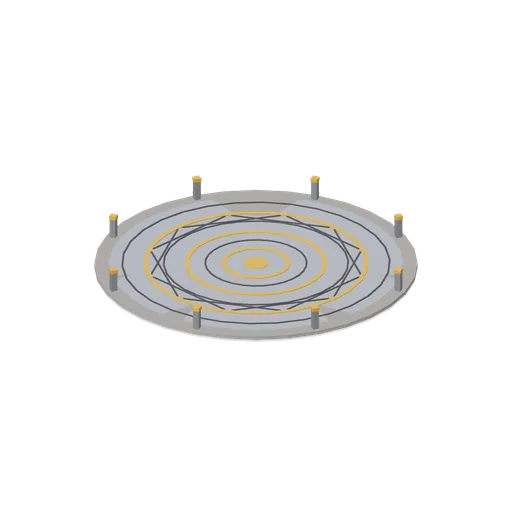 Sintered landing pad (Lunar Surface Colony and Rovers)