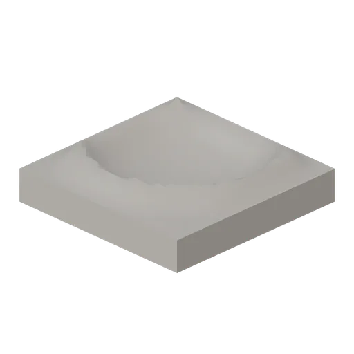 Crater rim segment tile (Lunar Surface Colony and Rovers)