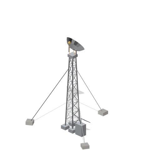 Communications relay mast (Lunar Surface Colony and Rovers)