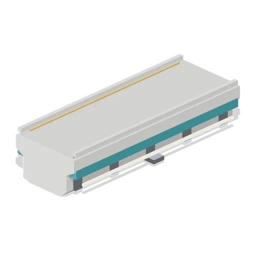 Maglev Guideway Half Straight (Arcology Towers and Skyways)