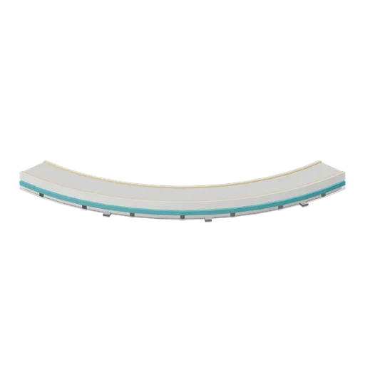 Maglev Guideway Quarter Curve (Arcology Towers and Skyways)