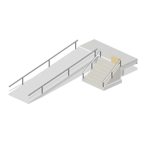 Deck Stair and Ramp Module (Arcology Towers and Skyways)