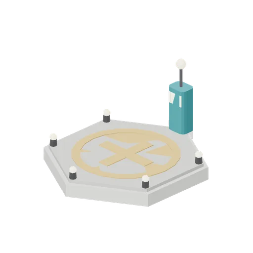 Drone Landing Pad (Arcology Towers and Skyways)