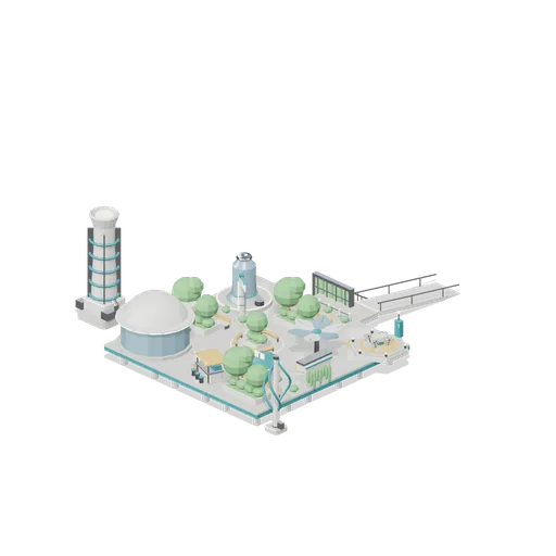 Street Deck Plaza (Arcology Towers and Skyways)