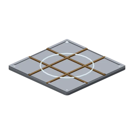 Repulsor road plate, four way (Hover Transit and Antigrav Fleet)