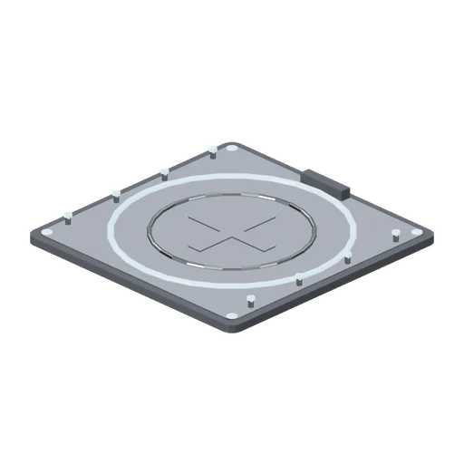 Hover landing pad tile (Hover Transit and Antigrav Fleet)