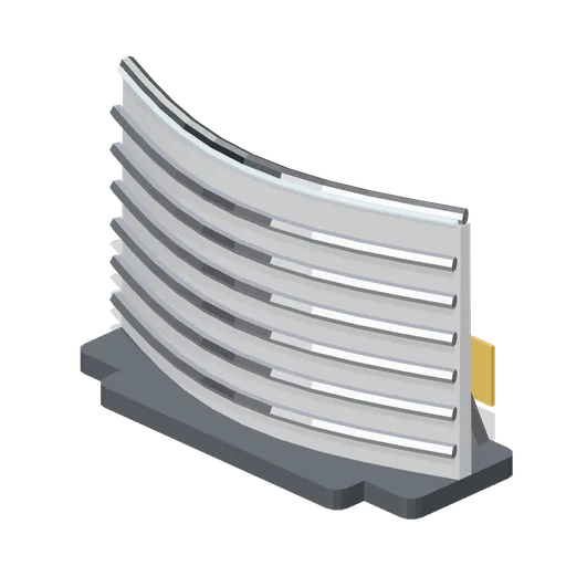 Pad edge wind baffle (Hover Transit and Antigrav Fleet)