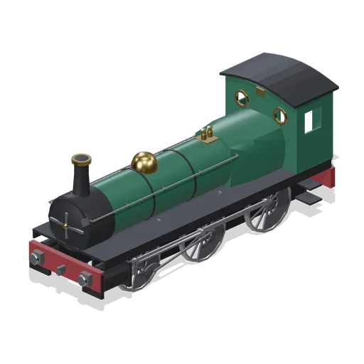 Steam goods locomotive 0-6-0 (Steam Era Railway and Rolling Stock)