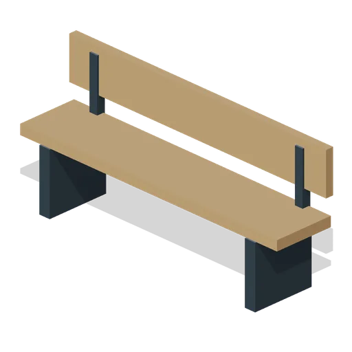 Three place team bench (Football Soccer Club Grounds)