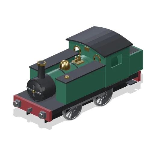 Steam side tank shunting locomotive 0-4-0 (Steam Era Railway and Rolling Stock)