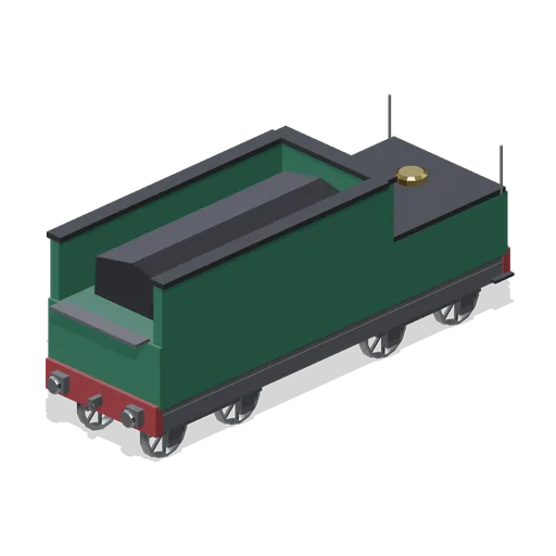 Bogie locomotive tender (Steam Era Railway and Rolling Stock)