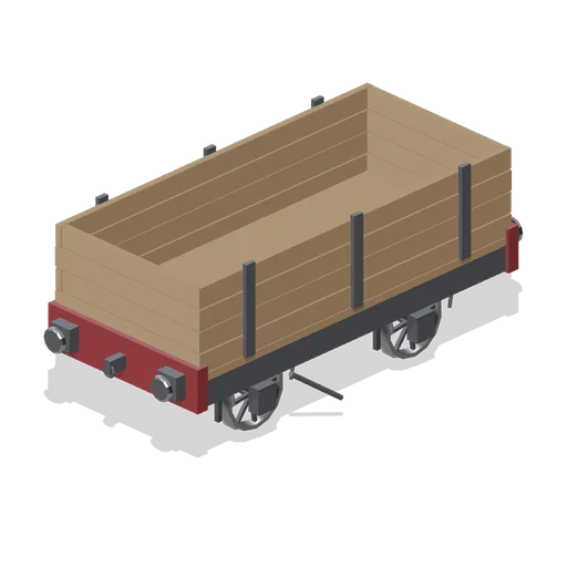 Open mineral wagon (Steam Era Railway and Rolling Stock)