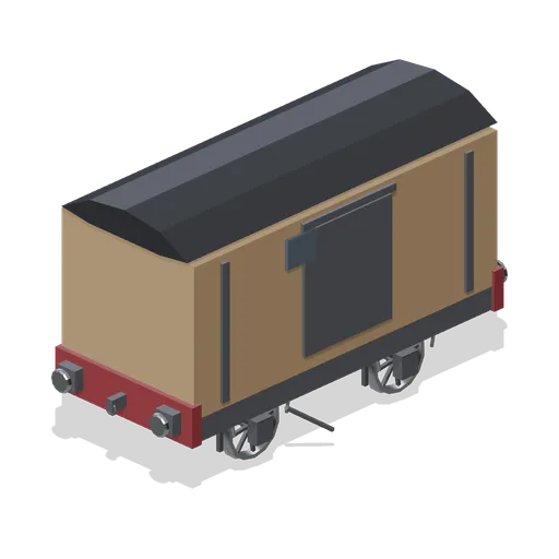 Covered goods van (Steam Era Railway and Rolling Stock)