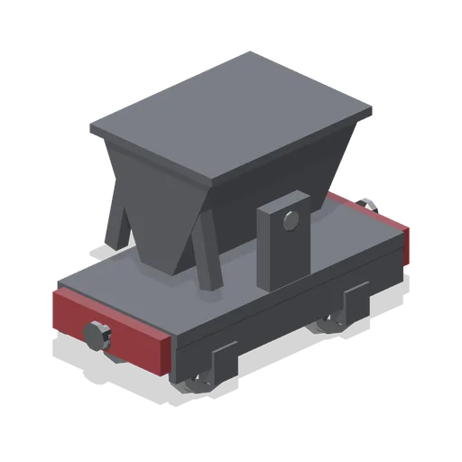 Narrow gauge tipping skip wagon (Steam Era Railway and Rolling Stock)