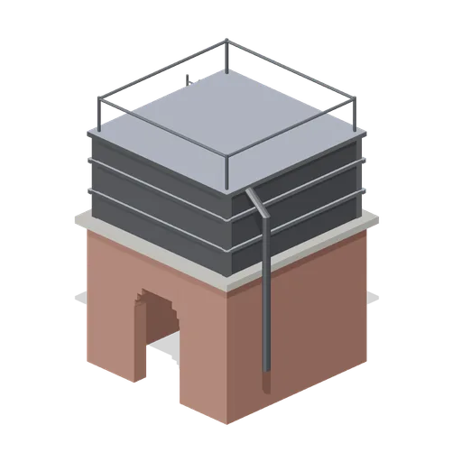 Water tower (Steam Era Railway and Rolling Stock)