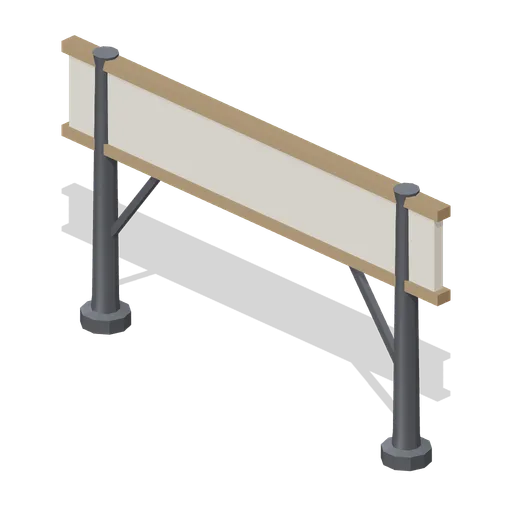 Station nameboard (Steam Era Railway and Rolling Stock)