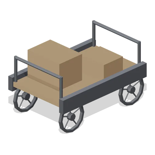Parcels trolley (Steam Era Railway and Rolling Stock)