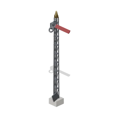 Semaphore signal cleared (Steam Era Railway and Rolling Stock)