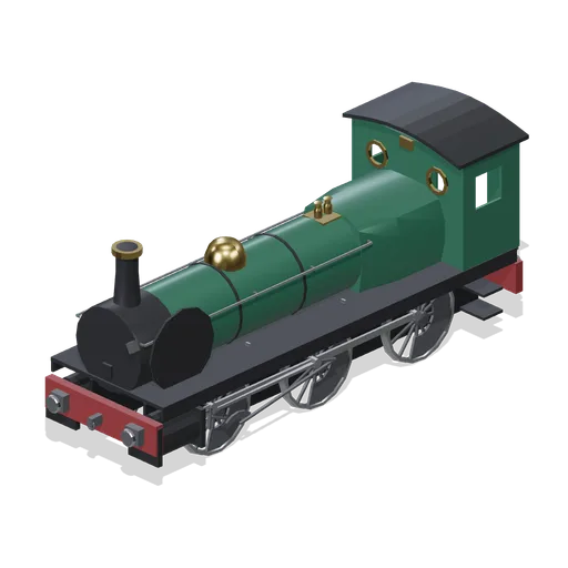 Goods 0-6-0 with the smokebox door open (Steam Era Railway and Rolling Stock)