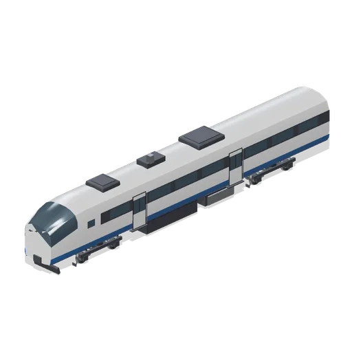 Regional diesel multiple unit driving car (Modern Rail and Metro Network)