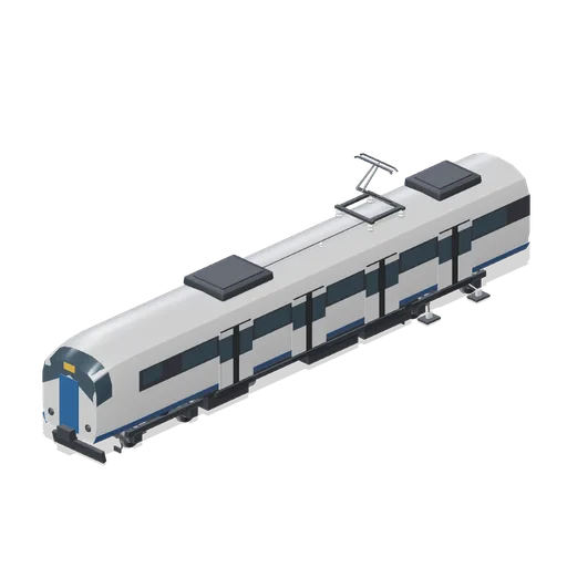 Commuter electric multiple unit driving car (Modern Rail and Metro Network)