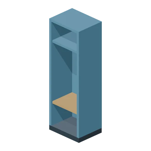 Open ventilated kit locker (Football Soccer Club Grounds)