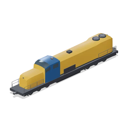 Diesel electric freight locomotive (Modern Rail and Metro Network)