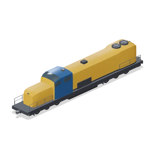 Diesel electric freight locomotive (Modern Rail and Metro Network)