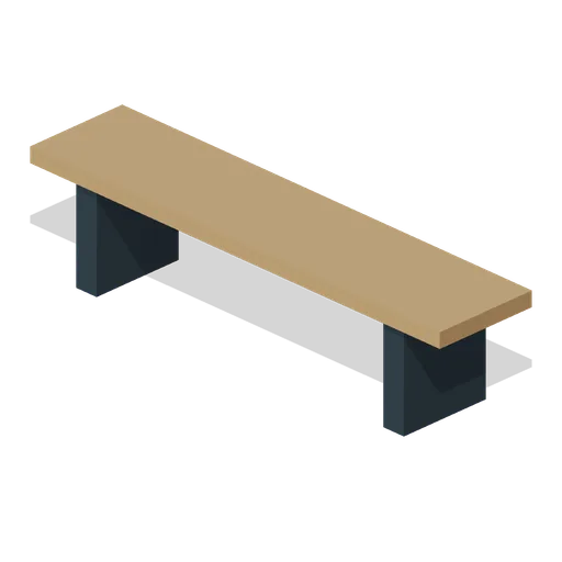 Backless changing room bench (Football Soccer Club Grounds)