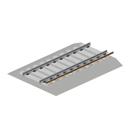 Third rail track 6 m (Modern Rail and Metro Network)