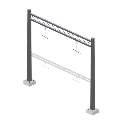 Catenary portal mast (Modern Rail and Metro Network)