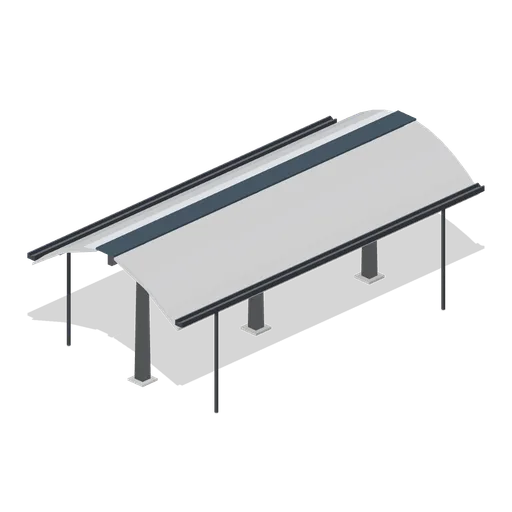 Platform canopy (Modern Rail and Metro Network)