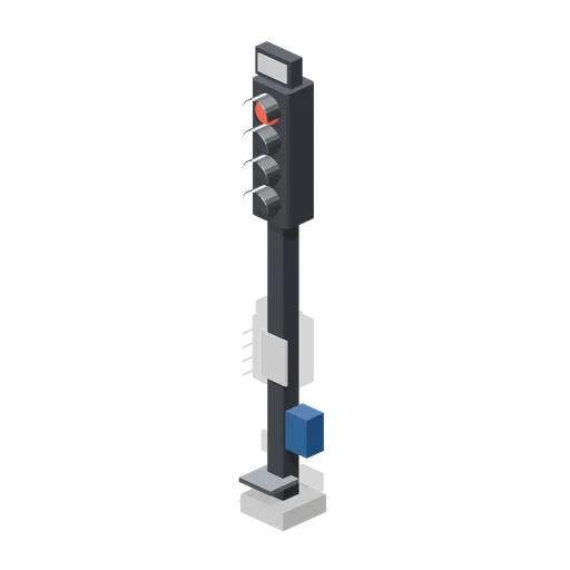 Four aspect colour light signal (Modern Rail and Metro Network)