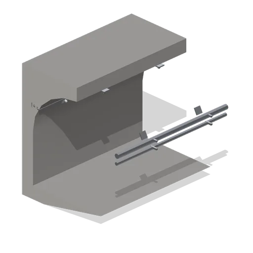 Drift cutaway review section (Underground Mine and Shaft Works)