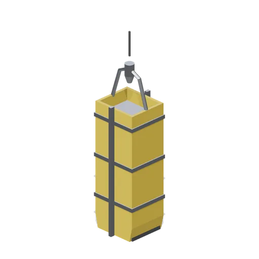 Bottom dump ore skip (Underground Mine and Shaft Works)