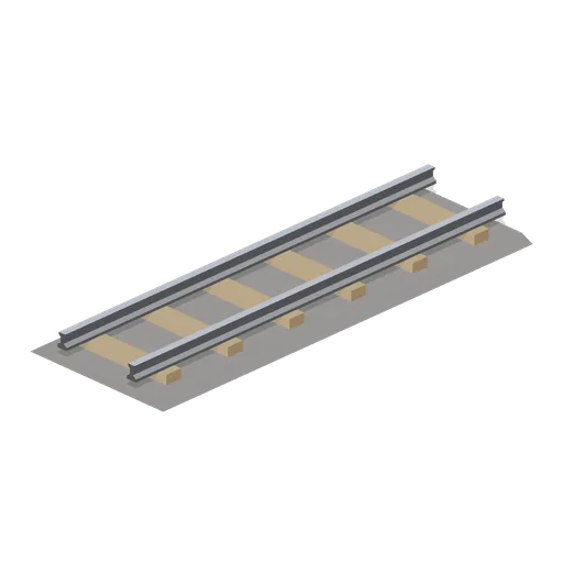 Narrow gauge track panel 4 m (Underground Mine and Shaft Works)
