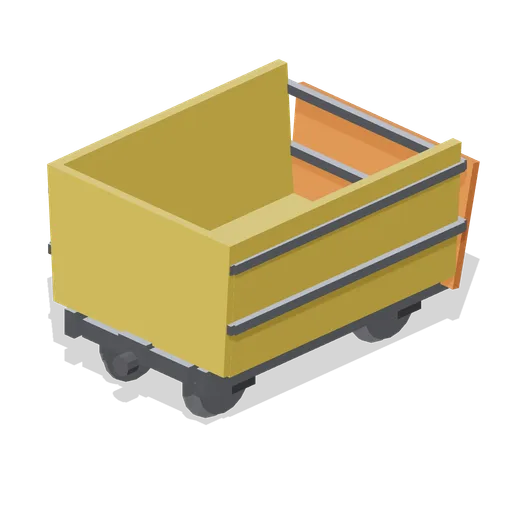 End tipping ore cart (Underground Mine and Shaft Works)