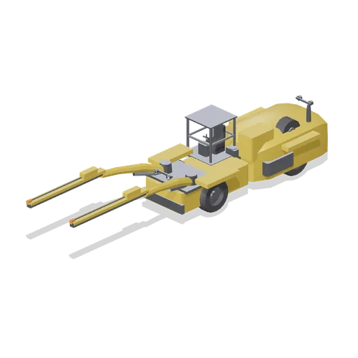 Two boom face drilling jumbo (Underground Mine and Shaft Works)