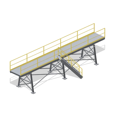Elevated plant walkway module, 12 m (Ore Processing and Haulage Plant)