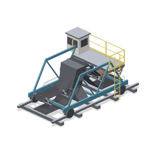 Conveyor tripper car (Ore Processing and Haulage Plant)