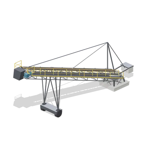 Radial stacking conveyor (Ore Processing and Haulage Plant)