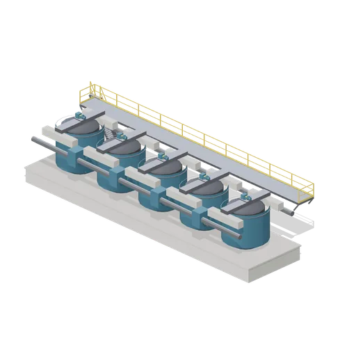 Flotation cell bank (Ore Processing and Haulage Plant)