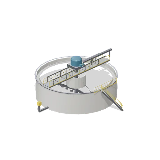 Thickener with rake bridge (Ore Processing and Haulage Plant)