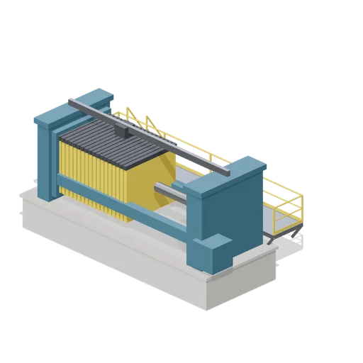 Plate and frame filter press (Ore Processing and Haulage Plant)
