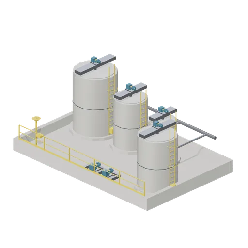 Reagent tank farm (Ore Processing and Haulage Plant)