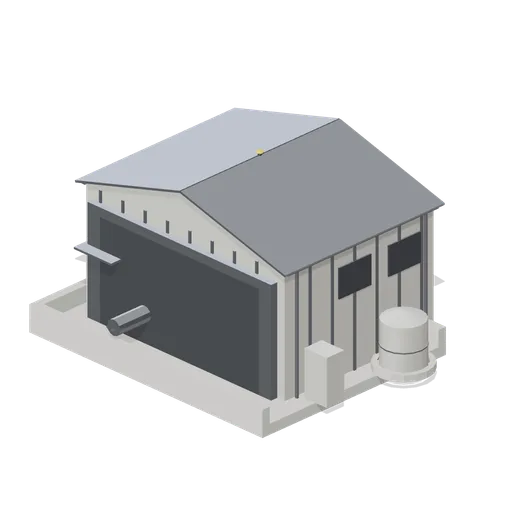 Slurry pump house (Ore Processing and Haulage Plant)